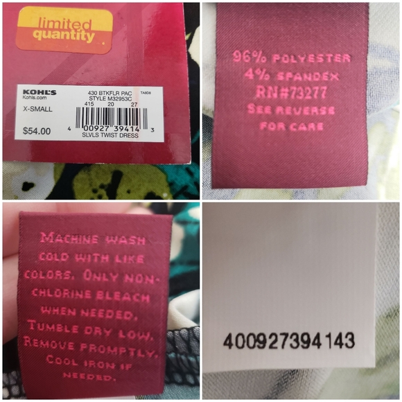 212 Collection Sleeveless Twist Dress Sz X… - Picture 5 of 8